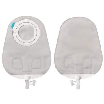 SenSura® Mio Flex 2-Piece Transparent Urostomy Pouch, Red Match