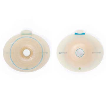 SenSura® Mio Flex Convex Light Ostomy Barrier, 25 mm Stoma Opening, Red Match