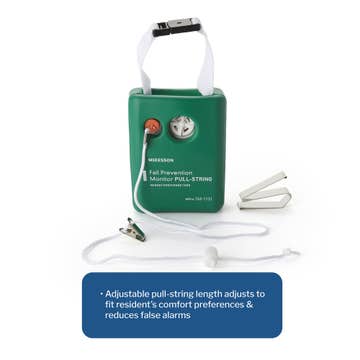 McKesson Fall Prevention Monitor for use with Pull-cord and Garment Clip