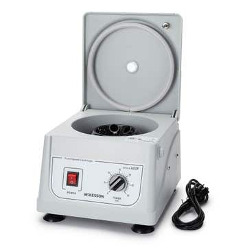 McKesson Fixed Speed Centrifuge, Fixed Angle Rotor, Six Place, 3,400 RPM
