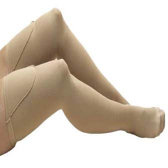 STOCKING, THIGH HIGH CLOSED TOE BGE XLG (1/PR)