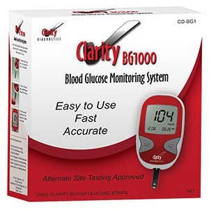 METER KIT, CLARITY BLOOD GLUCOSE 10000
