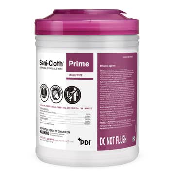 Sani-Cloth® Prime Large Germicidal Disinfectant Wipes (Can)