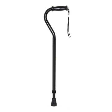 Mckesson Steel Offset Cane, 29¾ – 37¾ Inch Height