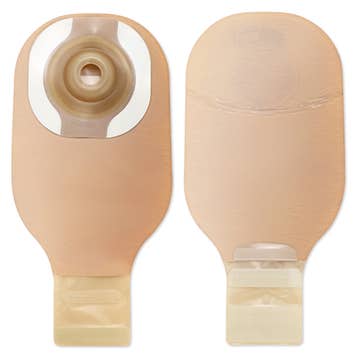 Premier™ 8960 One-Piece Beige Ostomy Pouch, Pre-cut to Fit 19 mm Stomas