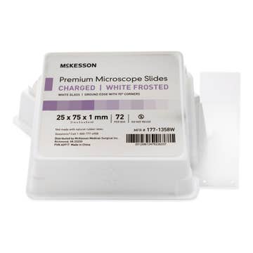 Mckesson Glass Microscope Slide, 25 X 75 X 1 Mm