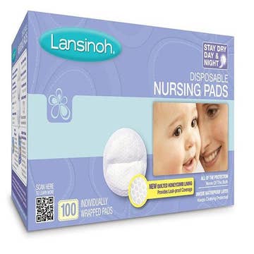 Pad, Nursing Disp Stay Dry Quilt Lining Cntrd 100ct (2/bx 6b