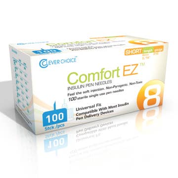 Comfort Ez™ Standard Insulin Pen Needle, 31 Gauge, 8 Mm Length
