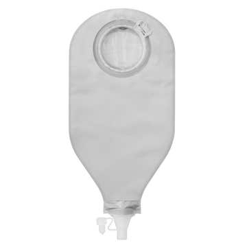 SenSura® Mio Click High Output Pouch 2-Piece Opaque Ileostomy Pouch, Blue Match