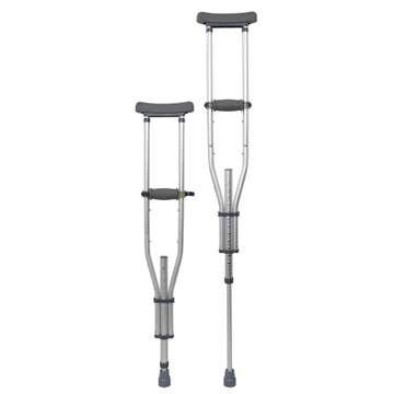 Mckesson Underarm Crutches, 4'6" – 6'6"