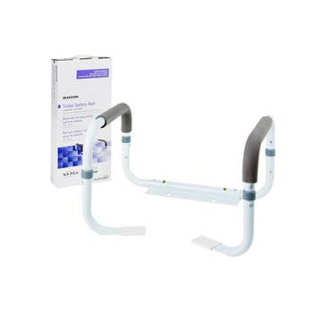 Mckesson Toilet Safety Rail Steel, Width-adjustable