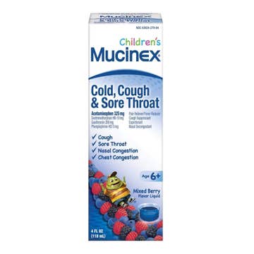 Mucinex® Children's Cold and Flu Liquid Very Berry
