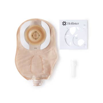 CeraPlus™ Soft Convex 1-Piece Ultra Clear Urostomy Pouch, Cut to fit up to 25 mm