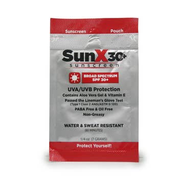 Sunx® Spf 30+ Sunscreen In Dispenser , Individual Packets