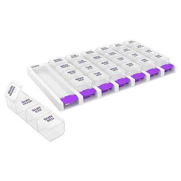 Ezy Dose® Pop Out Push-Button Medtime Planner® Pill Organizer