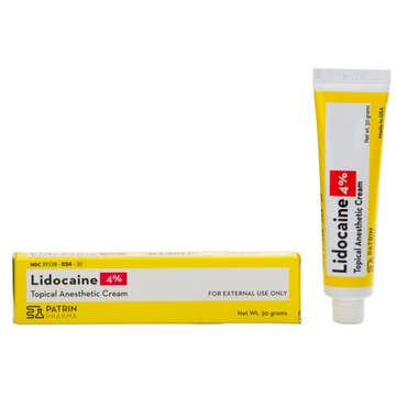 Patrin Pharma 4% Lidocaine Topical Anesthetic Cream