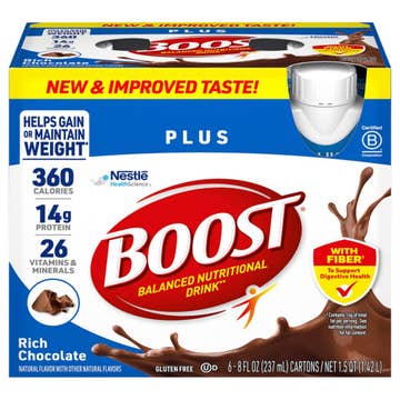 Boost® Plus Vanilla Balanced Nutritional Drink, 8-ounce