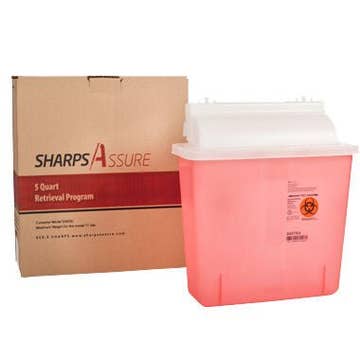 CONTAINER, SHARPS MAILBACK 5QT