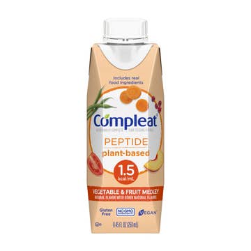 Compleat® Peptide 1.5 Cal Plant-based Feeding Formula, 8.45-ounce