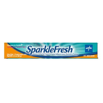 Adhesive, Denture Sparklefresh2.4oz (12/bx 6bx/cs)