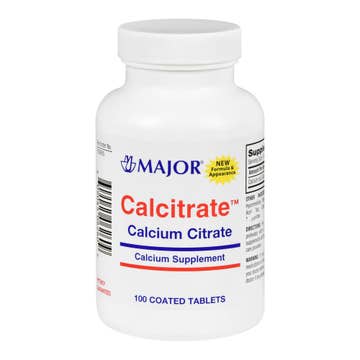 Major® Calcitrate™ 950-mg Calcium Citrate Supplement
