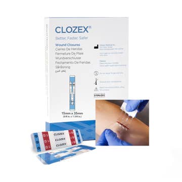 DEVICE, SKIN CLOSURE 15MMX35MM5/8"X1 3/8" (10/BX)