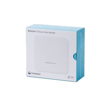 DRESSING, BIATAIN SIL NON-BORDER 4"X4" (10/BX)