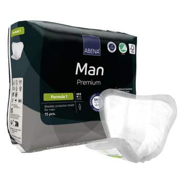 Abena® Man Premium Formula 1 Bladder Control Pad, Light Large
