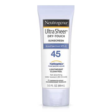 Neutrogena® Ultra Sheer Dry-Touch Sunscreen SPF 45, 3-ounce Tube