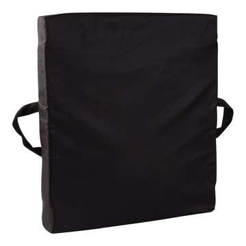 Mabis® Wheelchair Seat Cushion, Black, 16 D x 20 W x 2 H in.