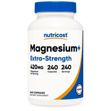 Nutricost® Magnesium+ (extra Strength) Capsules
