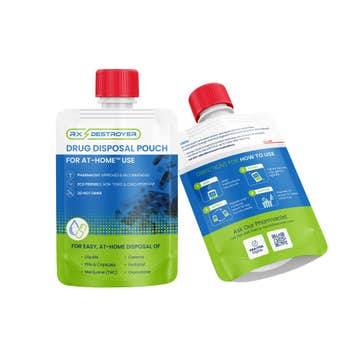Rx Destroyer™ Drug Disposal Pouch For Use With Pharmaceutical Disposal System ( )