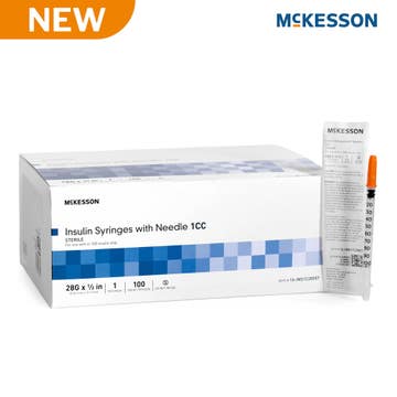 Syringe, Insulin 1cc 28gx1/2"