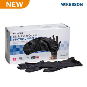 Mckesson Confiderm® 6.8c Nitrile Exam Glove , Blue