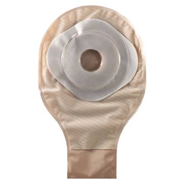 ActiveLife® One-Piece Opaque Colostomy Pouch, 10 Inch Length, 2 Inch Stoma