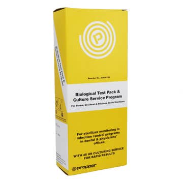 Propper Sterilization Biological Test Mail-in Culture Service