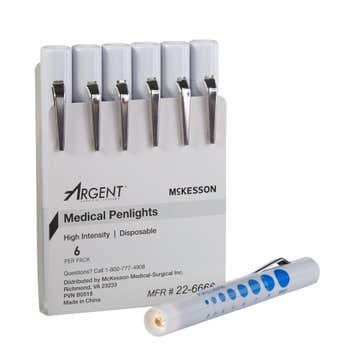 Mckesson Disposable Penlight White Light, 4.5 Inch