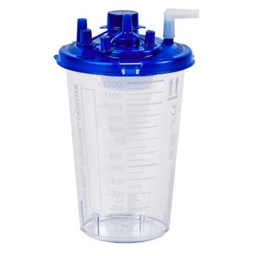 Medi-Vac® Guardian™ Rigid Suction Canister, 1200 mL (Case)