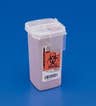 SharpSafety™ Phlebotomy Sharps Container, 1 Quart, 11 x 10¾ x 4¾ Inch
