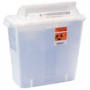 SharpStar™ In-Room™ Multi-purpose Sharps Container, 3 Gallon, 16½ x 13¾ x 6 Inch (Case)