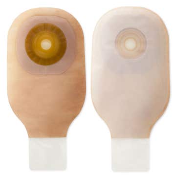 Premier™ Flextend™ One-Piece Transparent Colostomy Pouch, Pre-cut to Fit 22 mm
