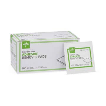 Medline® Adhesive Remover, 1¼ X 1½ Inch Wipe