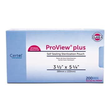 Proview® Plus Sterilization Pouch, 3-1/2 X 5-1/4 Inch