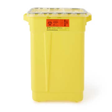 Bd™ Chemotherapy Sharps Container, 9 Gallon, 18-1/2 X 17-3/4 X 11-3/4 Inch