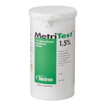 Metritest™ 1.5% Glutaraldehyde Concentration Indicator