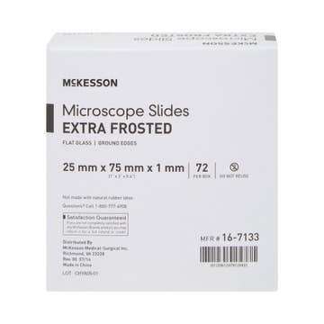 Mckesson Glass Microscope Slide, 1 X 3 Inch X 1 Mm