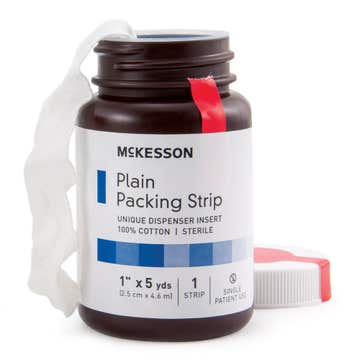 Mckesson Nonimpregnated Wound Packing Strip, 1 Inch X 5 Yard