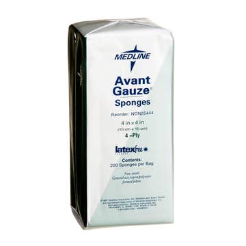 Avant Gauze® Nonwoven Sponge, 4 X 4 Inch, 4-ply