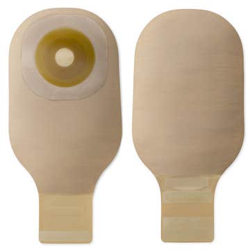 Premier™ Flextend™ One-Piece Beige Colostomy Pouch, Pre-cut to Fit 32 mm Stoma