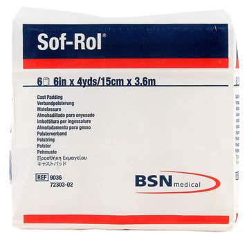Sof-rol® Rayon Undercast Cast Padding, 6 Inch X 4 Yard